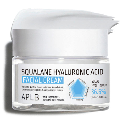 APLB Squalane Hyaluronic Acid Facial Cream 55ml by Seoulia