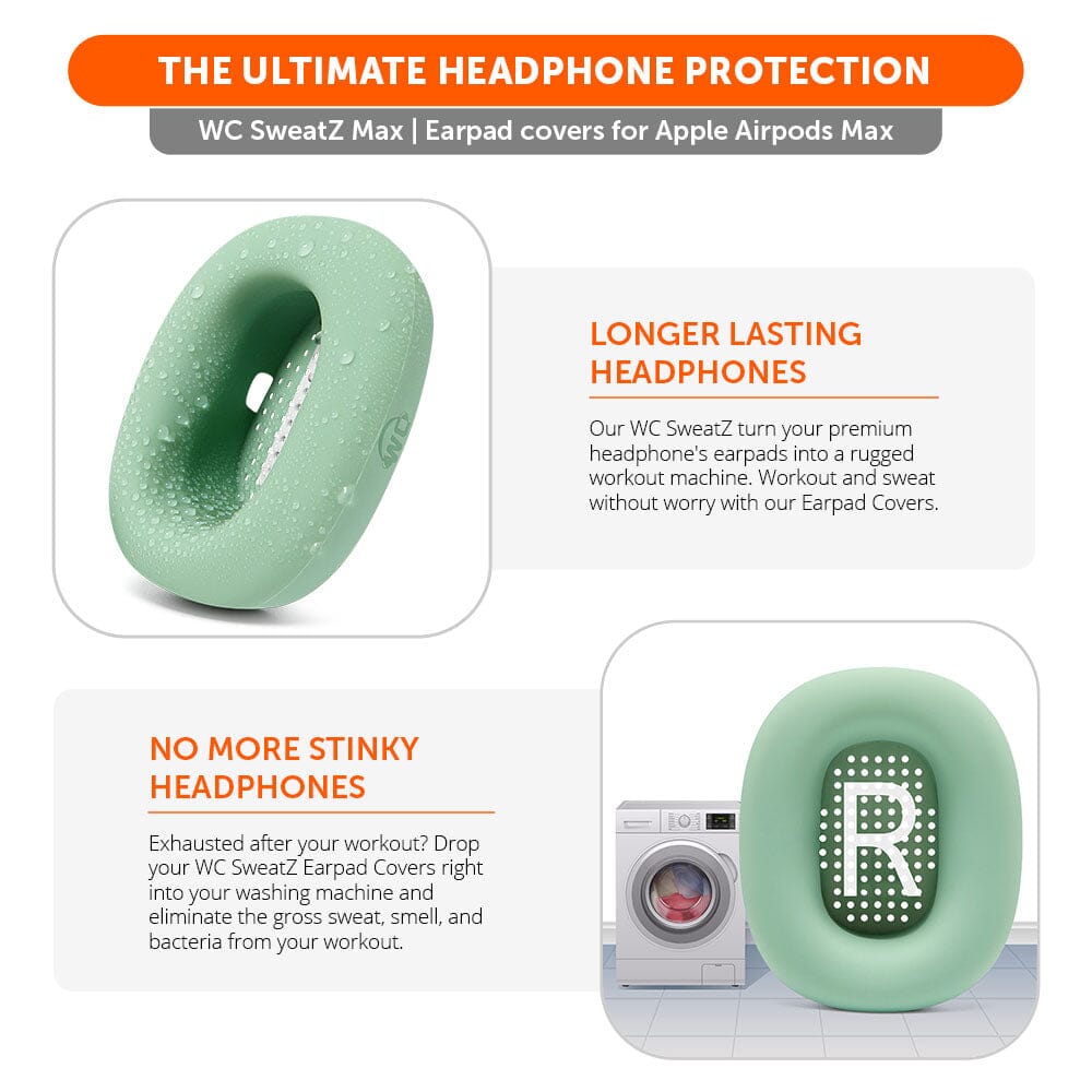 Apple Airpods Max 1 Earpad Sweat Covers - WC SweatZ MaxSweat CoversTorqelo.com