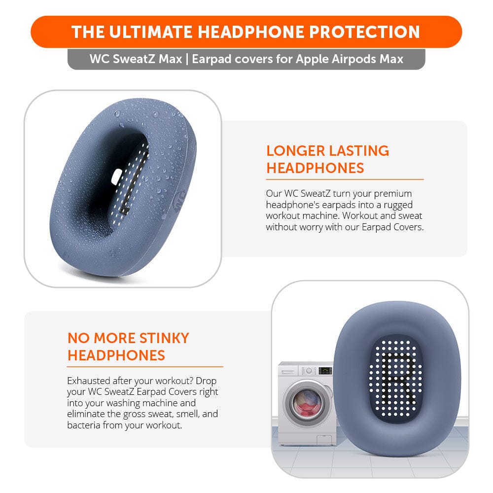 Apple Airpods Max 1 Earpad Sweat Covers - WC SweatZ MaxSweat CoversTorqelo.com