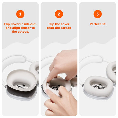 Apple Airpods Max 1 Earpad Sweat Covers - WC SweatZ MaxSweat CoversTorqelo.com