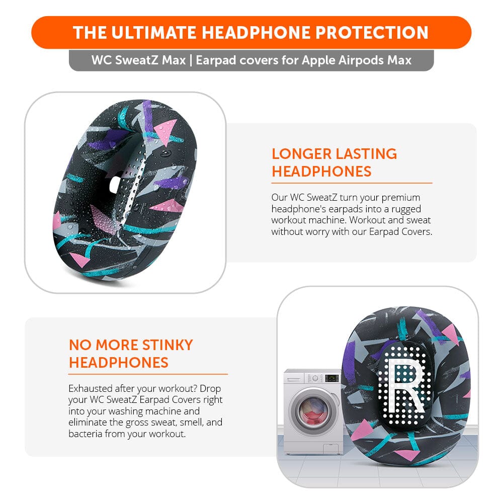 Apple Airpods Max 1 Earpad Sweat Covers - WC SweatZ MaxSweat CoversTorqelo.com