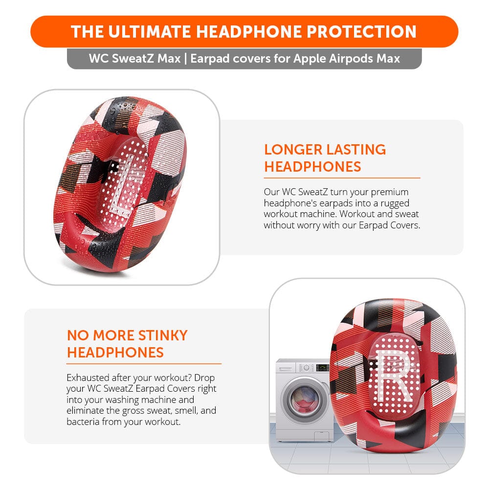 Apple Airpods Max 1 Earpad Sweat Covers - WC SweatZ MaxSweat CoversTorqelo.com