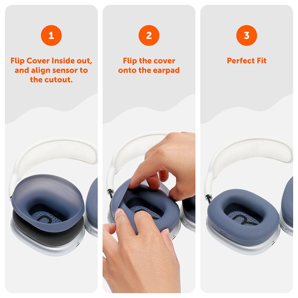 Apple Airpods Max 1 Earpad Sweat Covers - WC SweatZ MaxSweat CoversTorqelo.com