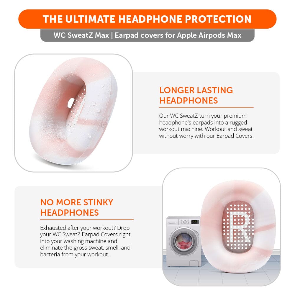 Apple Airpods Max 1 Earpad Sweat Covers - WC SweatZ MaxSweat CoversTorqelo.com