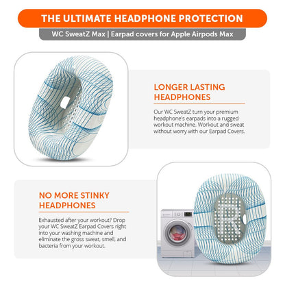 Apple Airpods Max 1 Earpad Sweat Covers - WC SweatZ MaxSweat CoversTorqelo.com