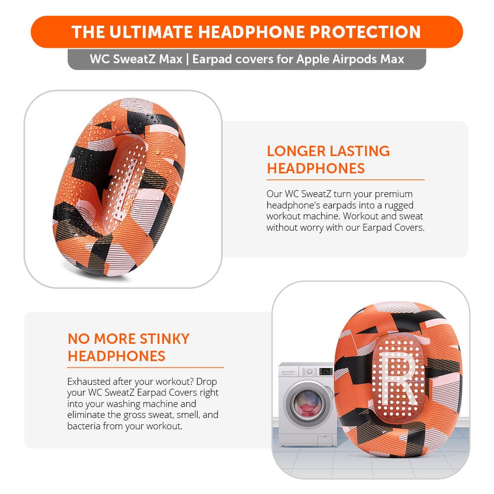 Apple Airpods Max 1 Earpad Sweat Covers - WC SweatZ MaxSweat CoversTorqelo.com