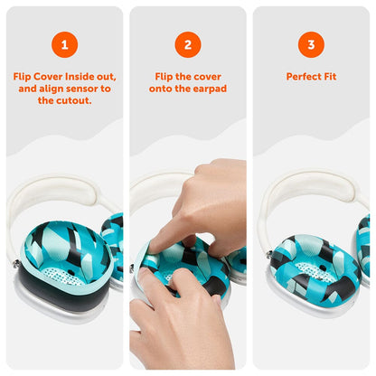 Apple Airpods Max 1 Earpad Sweat Covers - WC SweatZ MaxSweat CoversTorqelo.com
