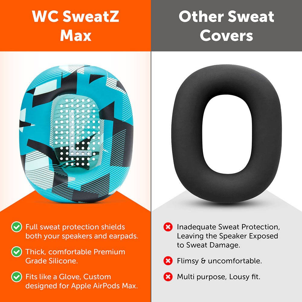 Apple Airpods Max 1 Earpad Sweat Covers - WC SweatZ MaxSweat CoversTorqelo.com