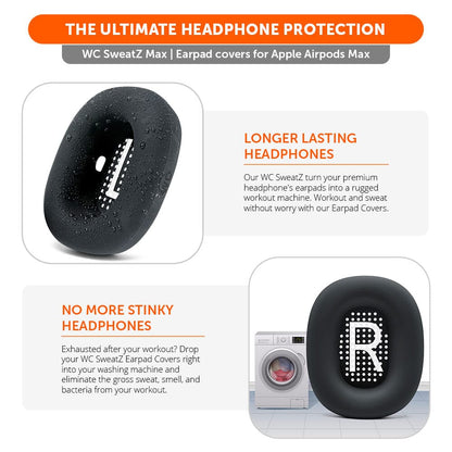 Apple Airpods Max 1 Earpad Sweat Covers - WC SweatZ MaxSweat CoversTorqelo.com