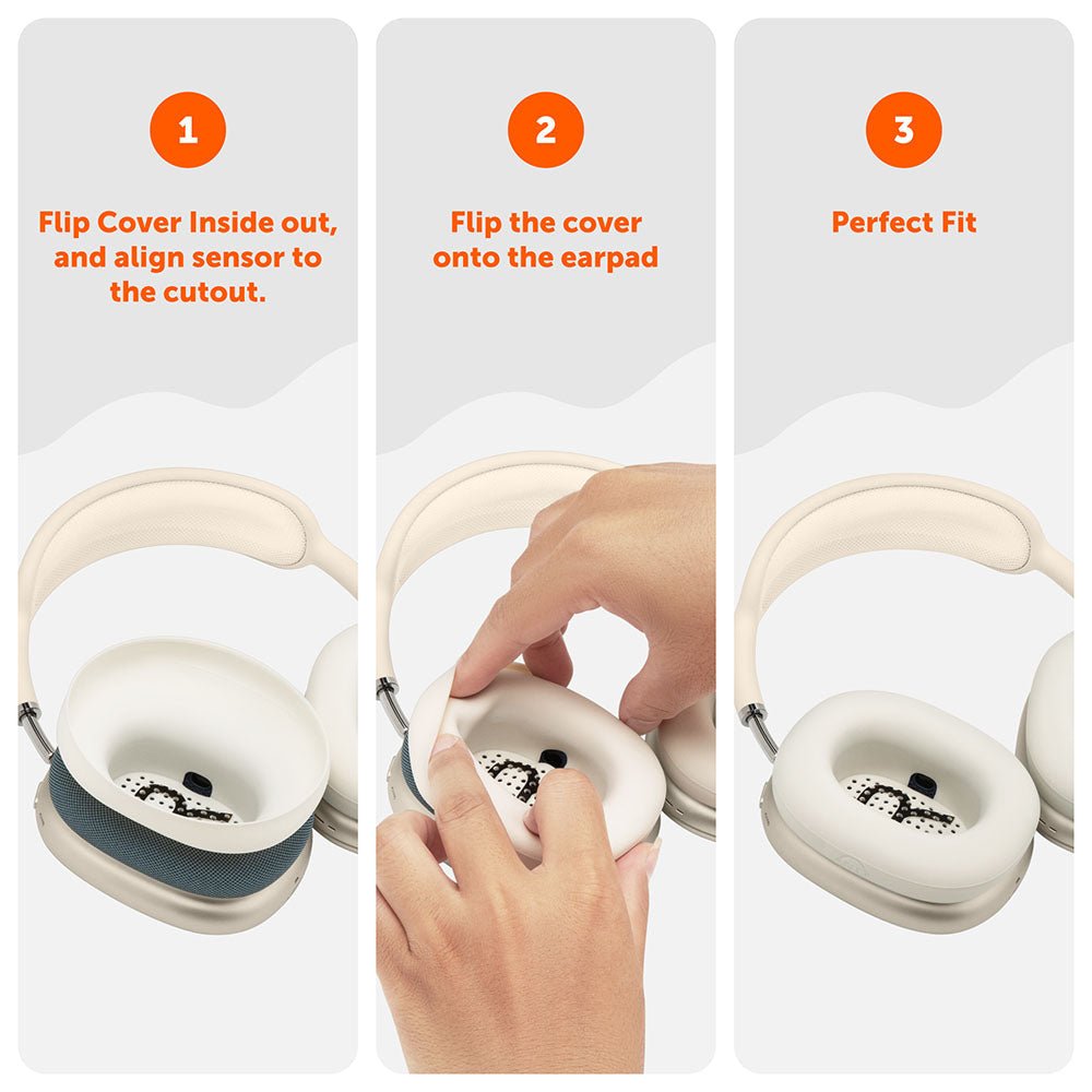 Apple Airpods Max 1 Earpad Sweat Covers - WC SweatZ MaxSweat CoversTorqelo.com