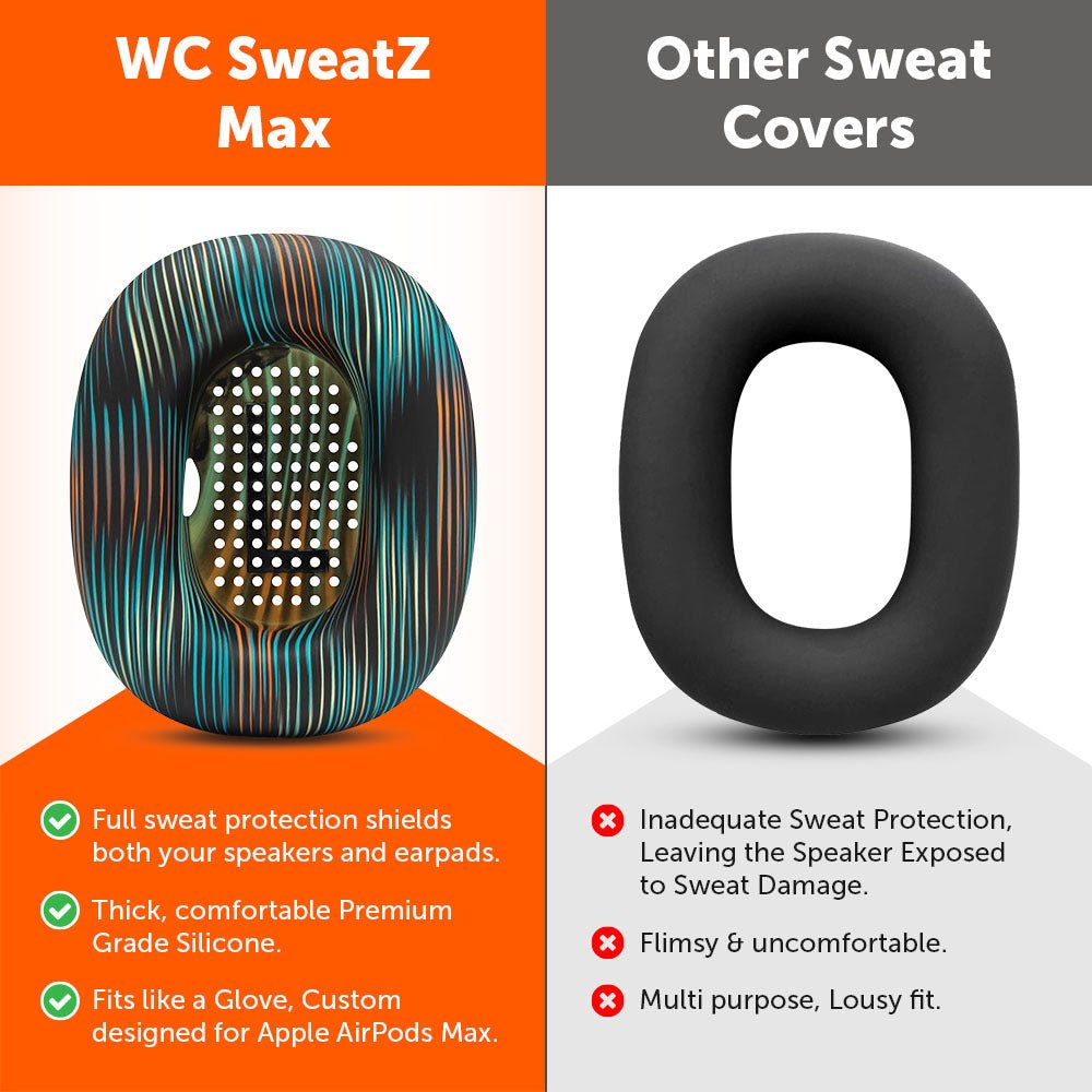 Apple Airpods Max 1 Earpad Sweat Covers - WC SweatZ MaxSweat CoversTorqelo.com