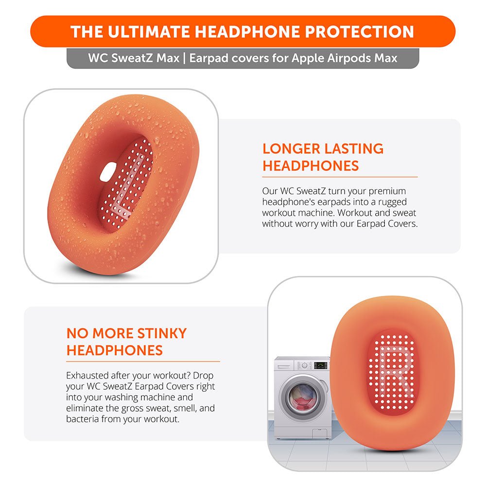Apple Airpods Max 1 Earpad Sweat Covers - WC SweatZ MaxSweat CoversTorqelo.com
