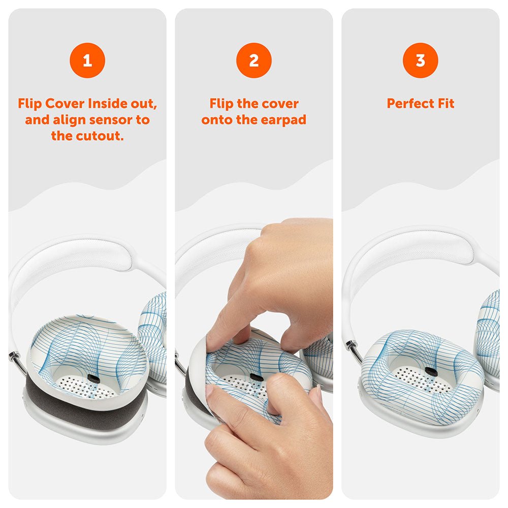 Apple Airpods Max 1 Earpad Sweat Covers - WC SweatZ MaxSweat CoversTorqelo.com