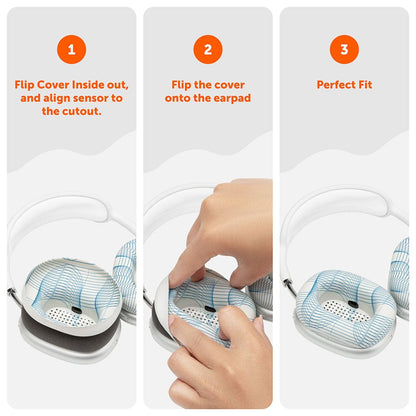 Apple Airpods Max 1 Earpad Sweat Covers - WC SweatZ MaxSweat CoversTorqelo.com