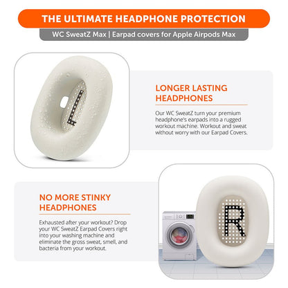 Apple Airpods Max 1 Earpad Sweat Covers - WC SweatZ MaxSweat CoversTorqelo.com
