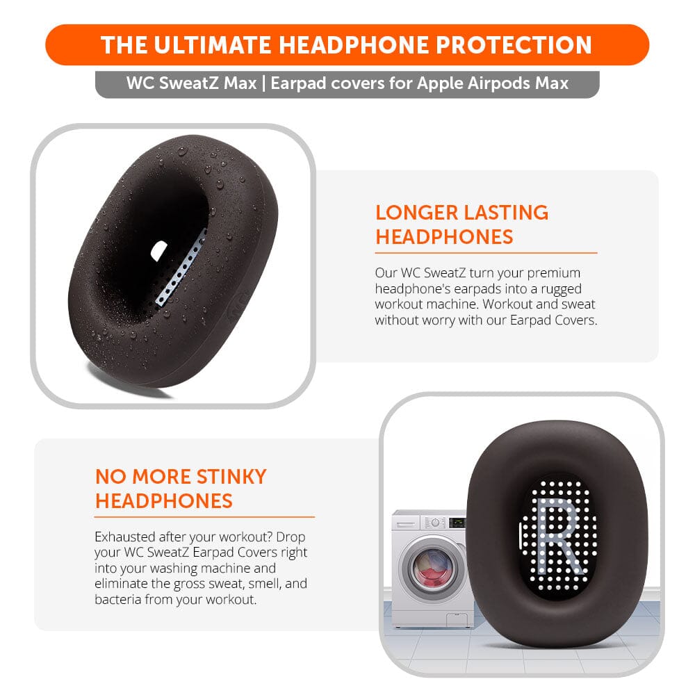 Apple Airpods Max 1 Earpad Sweat Covers - WC SweatZ MaxSweat CoversTorqelo.com