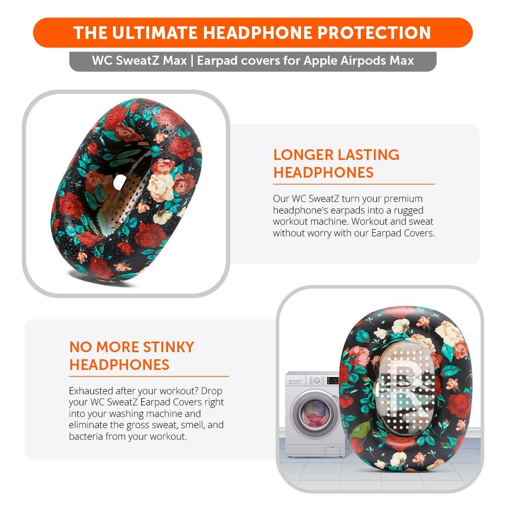 Apple Airpods Max 1 Earpad Sweat Covers - WC SweatZ MaxSweat CoversTorqelo.com