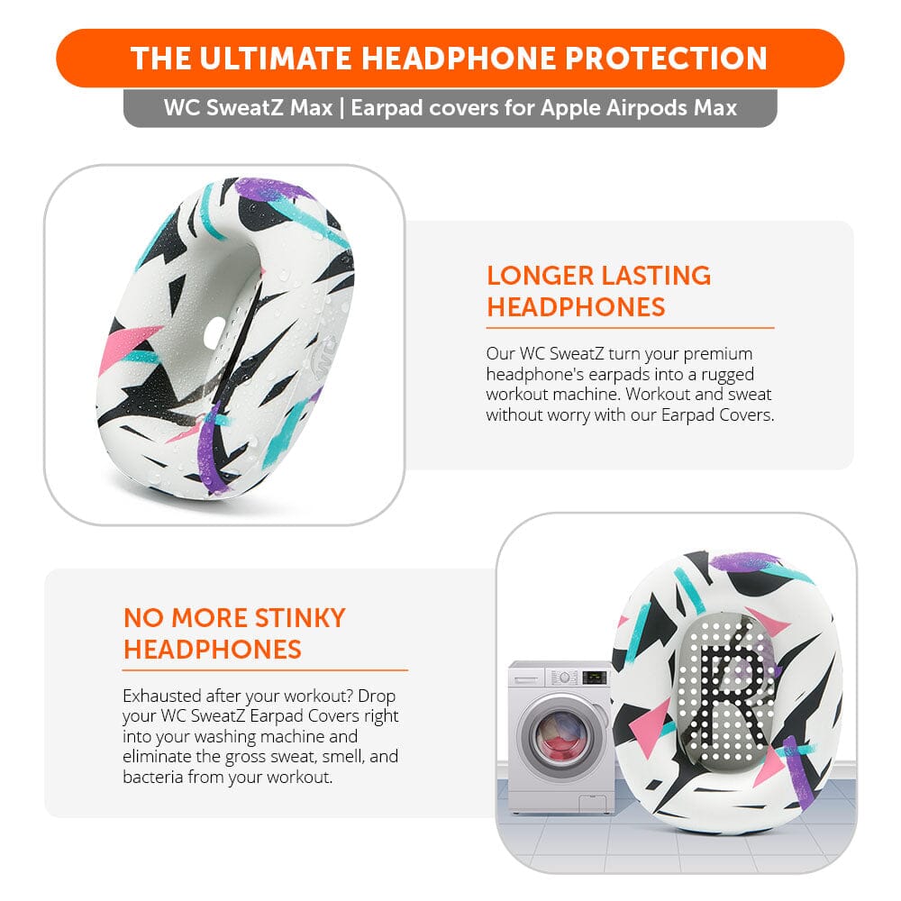 Apple Airpods Max 1 Earpad Sweat Covers - WC SweatZ MaxSweat CoversTorqelo.com