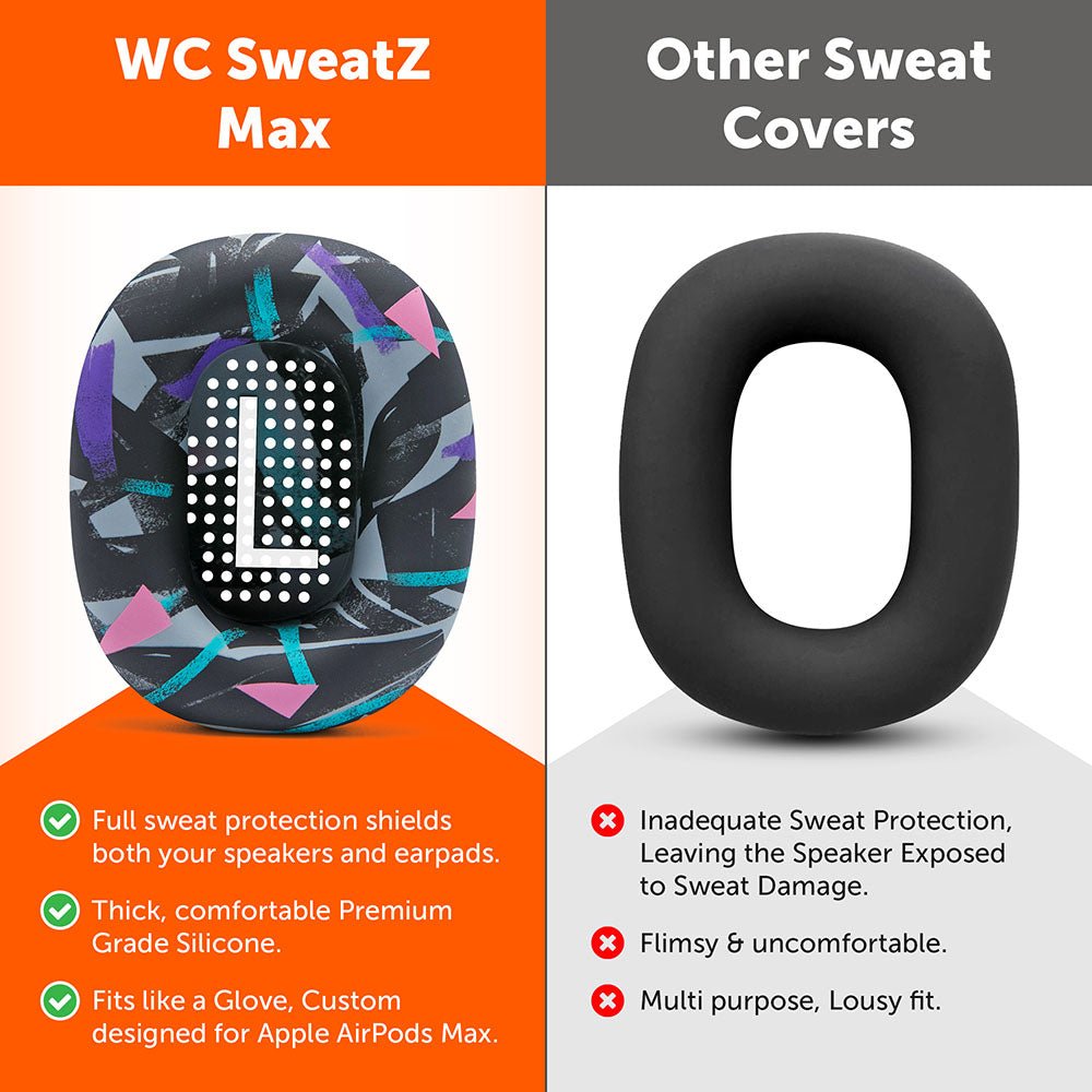 Apple Airpods Max 1 Earpad Sweat Covers - WC SweatZ MaxSweat CoversTorqelo.com