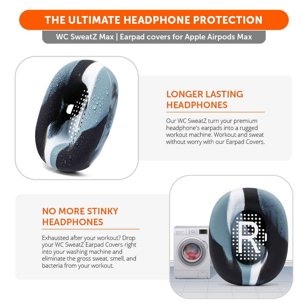 Apple Airpods Max 1 Earpad Sweat Covers - WC SweatZ MaxSweat CoversTorqelo.com