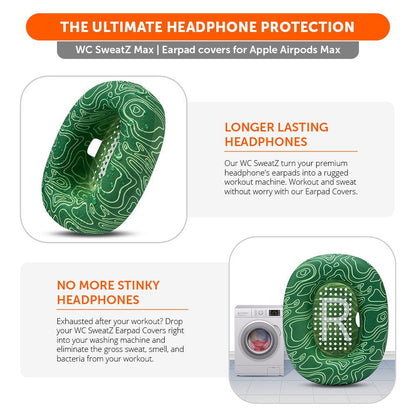 Apple Airpods Max 1 Earpad Sweat Covers - WC SweatZ MaxSweat CoversTorqelo.com