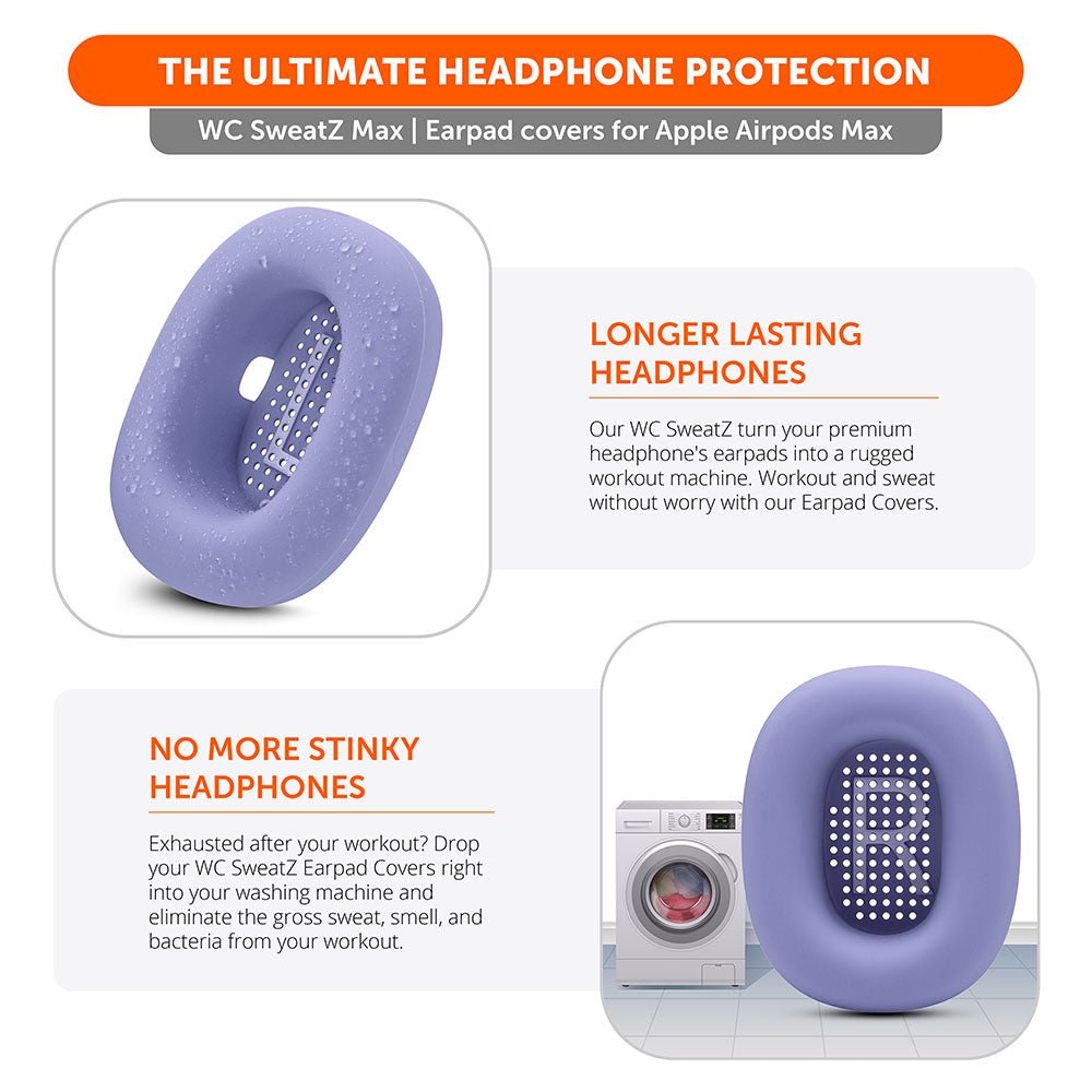 Apple Airpods Max 1 Earpad Sweat Covers - WC SweatZ MaxSweat CoversTorqelo.com