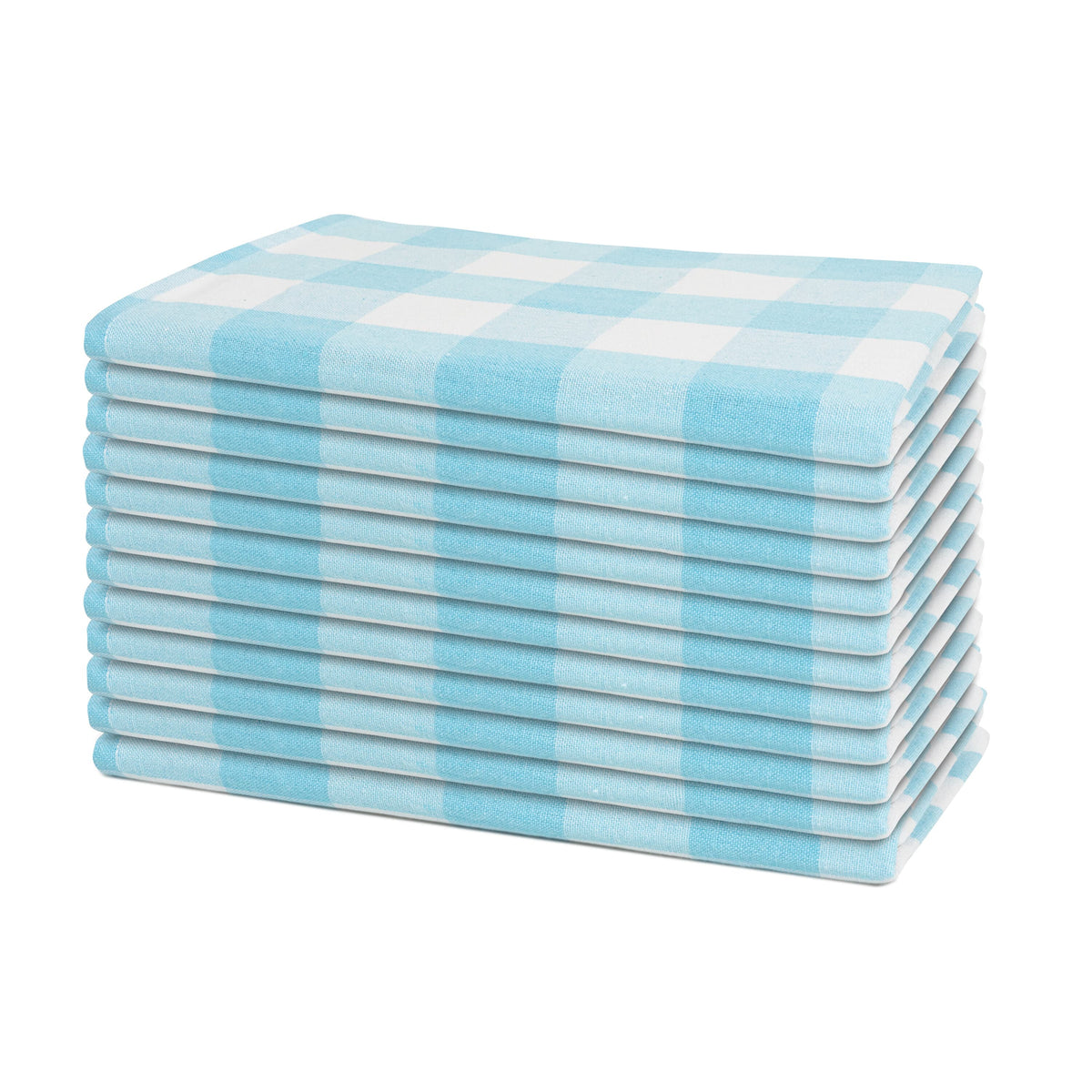 Plaid cotton dinner napkins – view 13