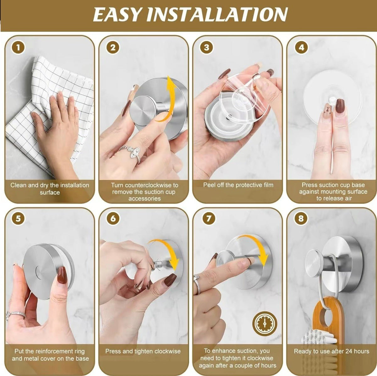 AquaGrip Suction HooksTorqelo.com