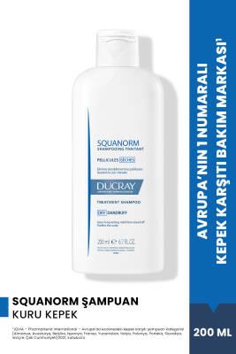 Ducray Squanorm Dry Dandruff Treatment Shampoo - Anti-Dandruff, Moisturizing, 6.76 fl oz by Beauty Care Bag