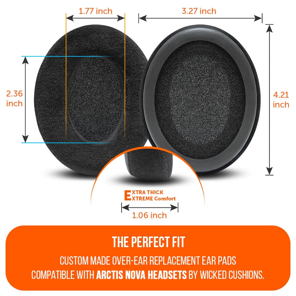 Arctis Nova Earpads - WC StealthZEar PadsTorqelo.com