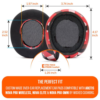 Arctis Nova Pro Wireless, Nova Elite & Nova Pro Omni Earpads - WC FreeZe Cooling GelCooling Gel Ear PadsTorqelo.com