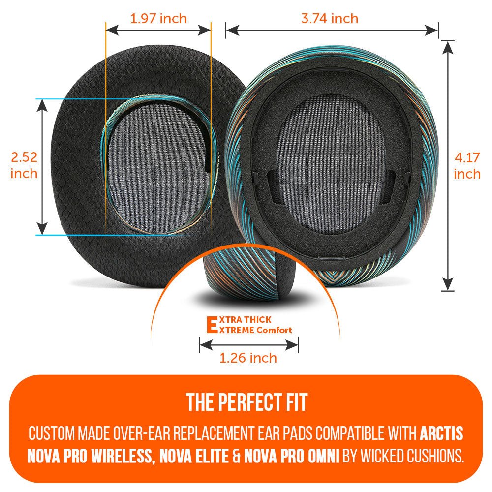 Arctis Nova Pro Wireless, Nova Elite & Nova Pro Omni Earpads - WC FreeZe Cooling GelCooling Gel Ear PadsTorqelo.com