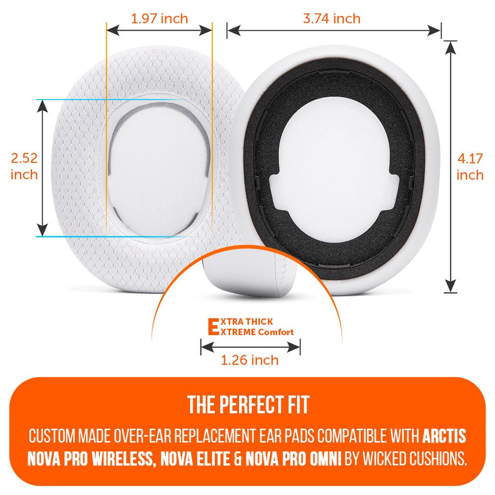 Arctis Nova Pro Wireless, Nova Elite & Nova Pro Omni Earpads - WC FreeZe Cooling GelCooling Gel Ear PadsTorqelo.com