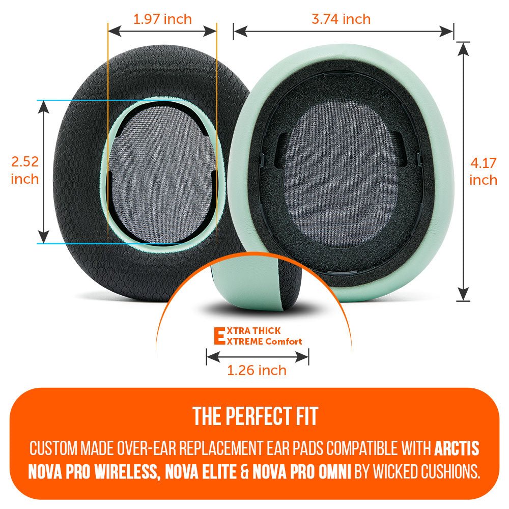 Arctis Nova Pro Wireless, Nova Elite & Nova Pro Omni Earpads - WC FreeZe Cooling GelCooling Gel Ear PadsTorqelo.com