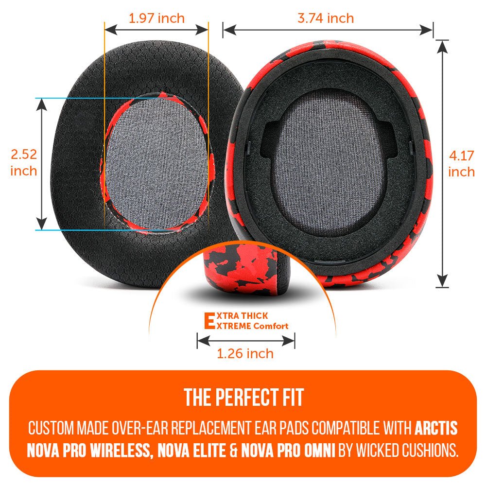 Arctis Nova Pro Wireless, Nova Elite & Nova Pro Omni Earpads - WC FreeZe Cooling GelCooling Gel Ear PadsTorqelo.com