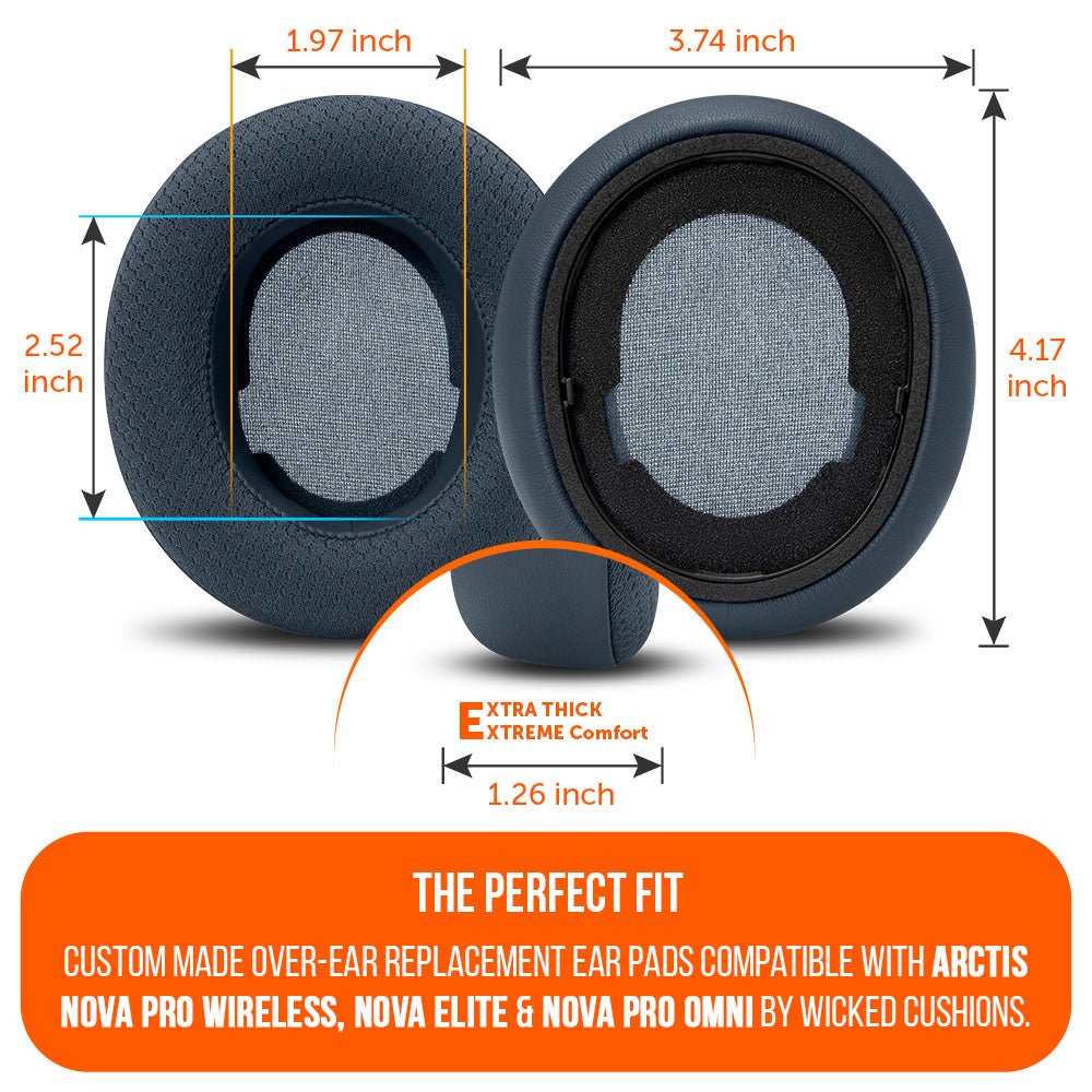 Arctis Nova Pro Wireless, Nova Elite & Nova Pro Omni Earpads - WC FreeZe Cooling GelCooling Gel Ear PadsTorqelo.com