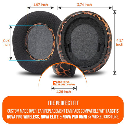Arctis Nova Pro Wireless, Nova Elite & Nova Pro Omni Earpads - WC FreeZe Cooling GelCooling Gel Ear PadsTorqelo.com