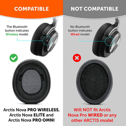 Arctis Nova Pro Wireless, Nova Elite & Nova Pro Omni Earpads - WC FreeZe Cooling GelCooling Gel Ear PadsTorqelo.com