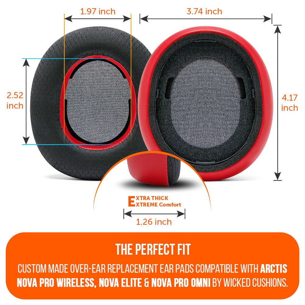 Arctis Nova Pro Wireless, Nova Elite & Nova Pro Omni Earpads - WC FreeZe Cooling GelCooling Gel Ear PadsTorqelo.com