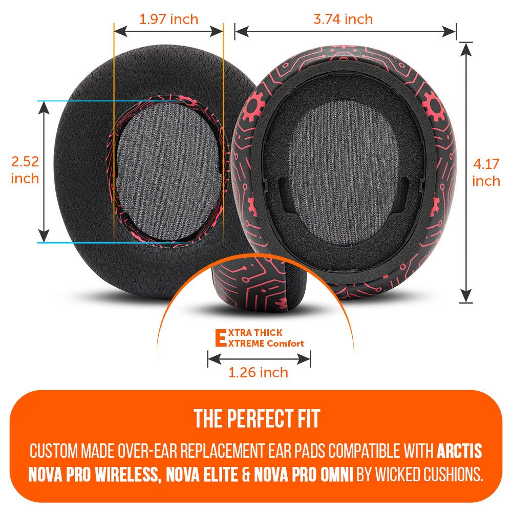 Arctis Nova Pro Wireless, Nova Elite & Nova Pro Omni Earpads - WC FreeZe Cooling GelCooling Gel Ear PadsTorqelo.com