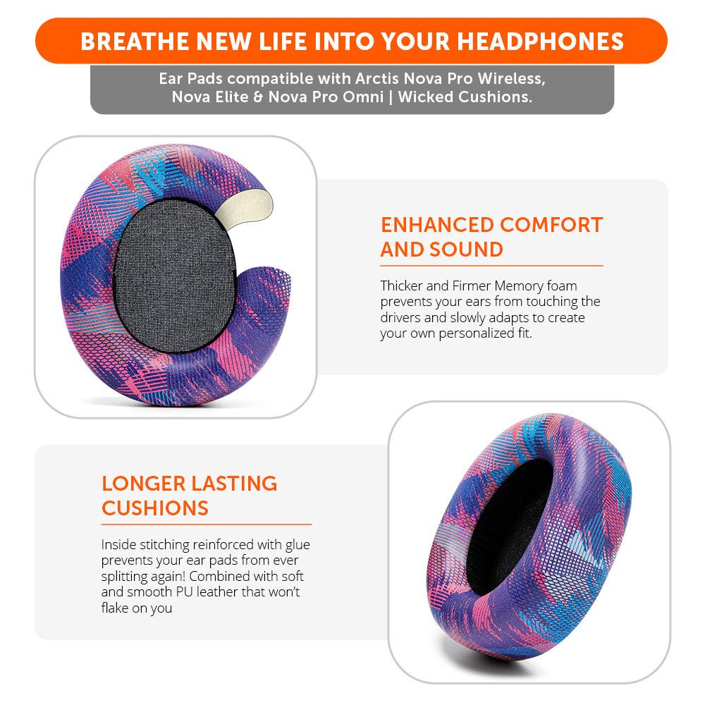 Arctis Nova Pro Wireless, Nova Elite & Nova Pro Omni Earpads - WC PadZ Nova Pro WirelessEar PadsTorqelo.com