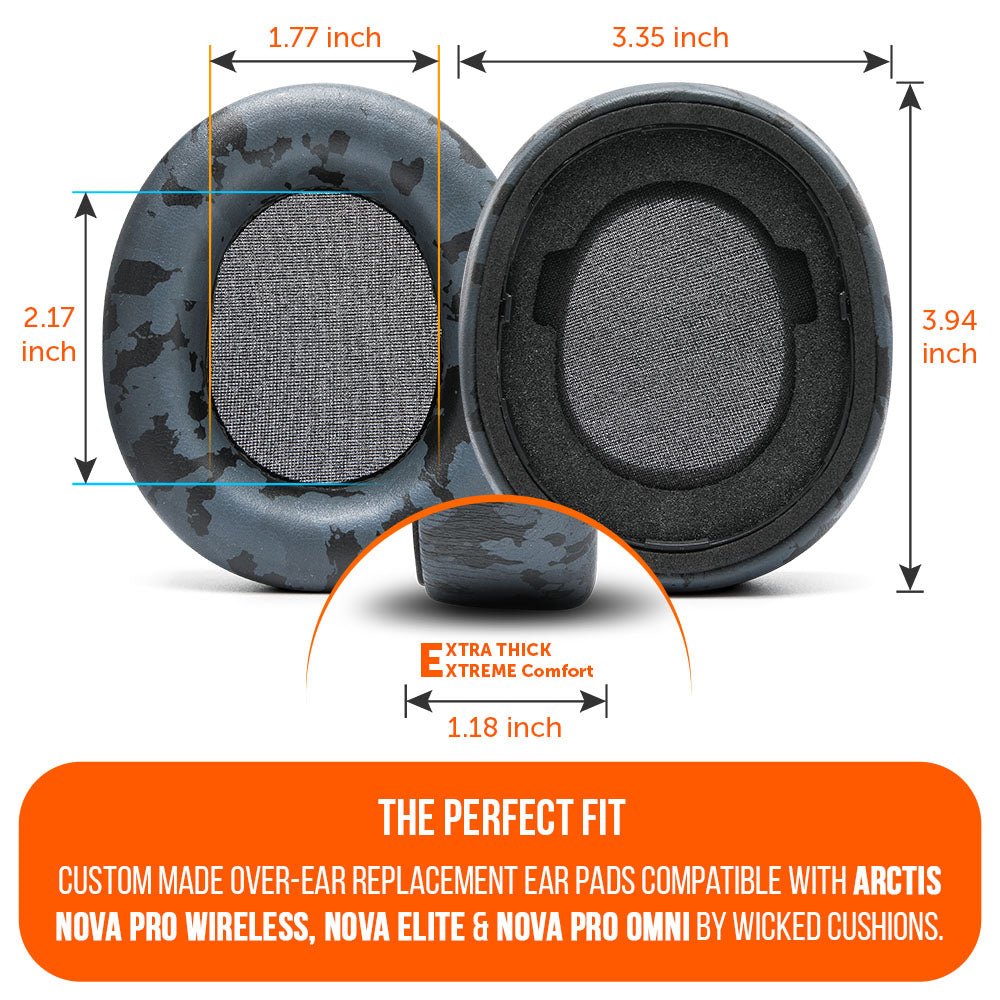 Arctis Nova Pro Wireless, Nova Elite & Nova Pro Omni Earpads - WC PadZ Nova Pro WirelessEar PadsTorqelo.com