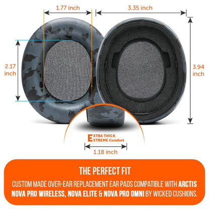 Arctis Nova Pro Wireless, Nova Elite & Nova Pro Omni Earpads - WC PadZ Nova Pro WirelessEar PadsTorqelo.com