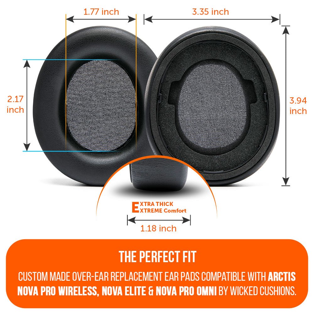 Arctis Nova Pro Wireless, Nova Elite & Nova Pro Omni Earpads - WC PadZ Nova Pro WirelessEar PadsTorqelo.com