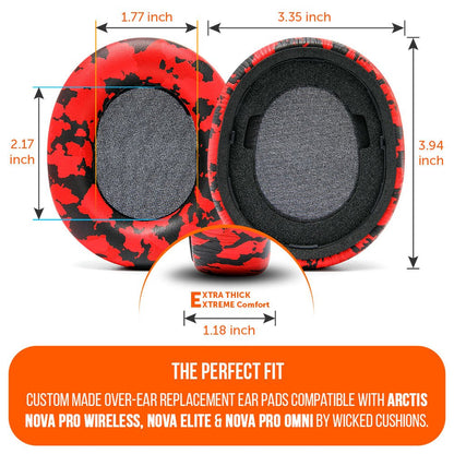 Arctis Nova Pro Wireless, Nova Elite & Nova Pro Omni Earpads - WC PadZ Nova Pro WirelessEar PadsTorqelo.com