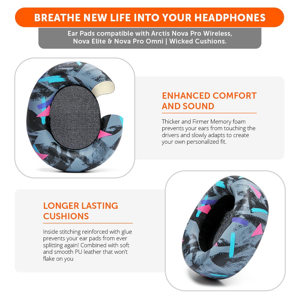 Arctis Nova Pro Wireless, Nova Elite & Nova Pro Omni Earpads - WC PadZ Nova Pro WirelessEar PadsTorqelo.com