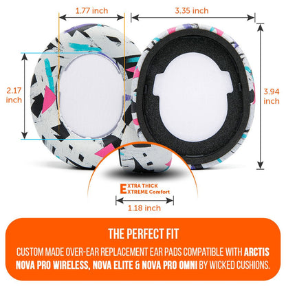 Arctis Nova Pro Wireless, Nova Elite & Nova Pro Omni Earpads - WC PadZ Nova Pro WirelessEar PadsTorqelo.com