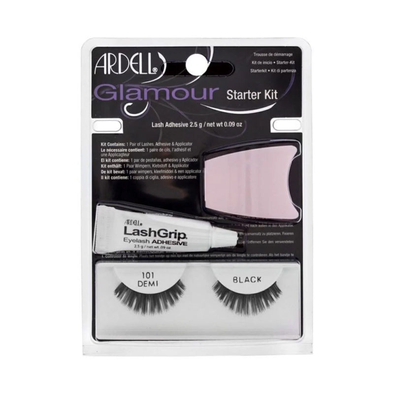 Ardell Fashion Lashes Starter Kit 101 Black Natural Lash Set by Beauty Care Bag