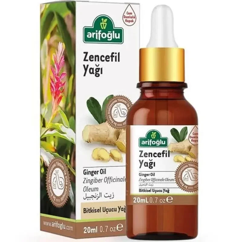 Arifoglu Ginger Essential Oil for Aromatherapy 20ml by Beauty Care Bag