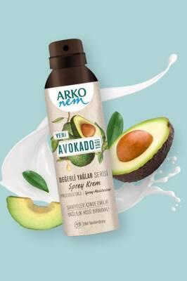 Arko Body Moisturizing Spray Cream with Avocado Oil - Hydrating, Non-Greasy, Easy ApplicationFace CreamTorqelo.com